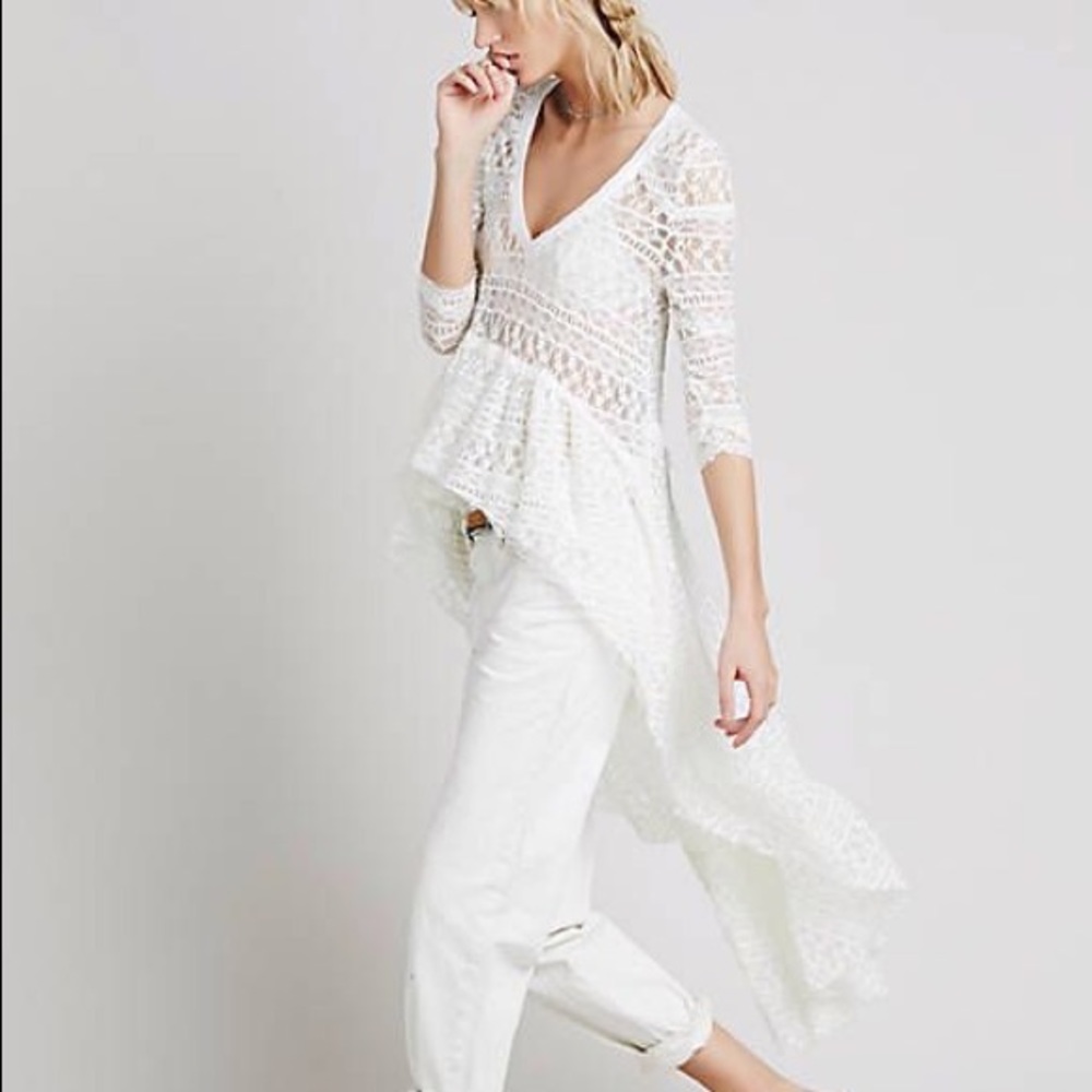 Free People X Emperor lace maxi top